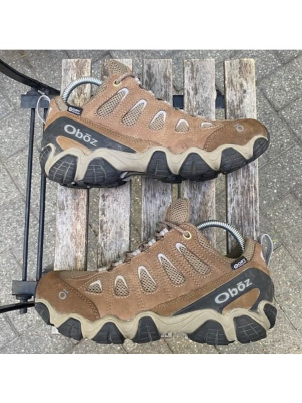 Oboz Sawtooth II Low B-Dry Waterproof Brindle Boots Women's Size 10 MSRP $175